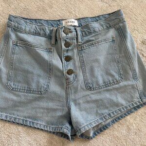 Frame Bardot Denim Shorts size 27